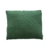 Kussen Woven linnen forrestgreen