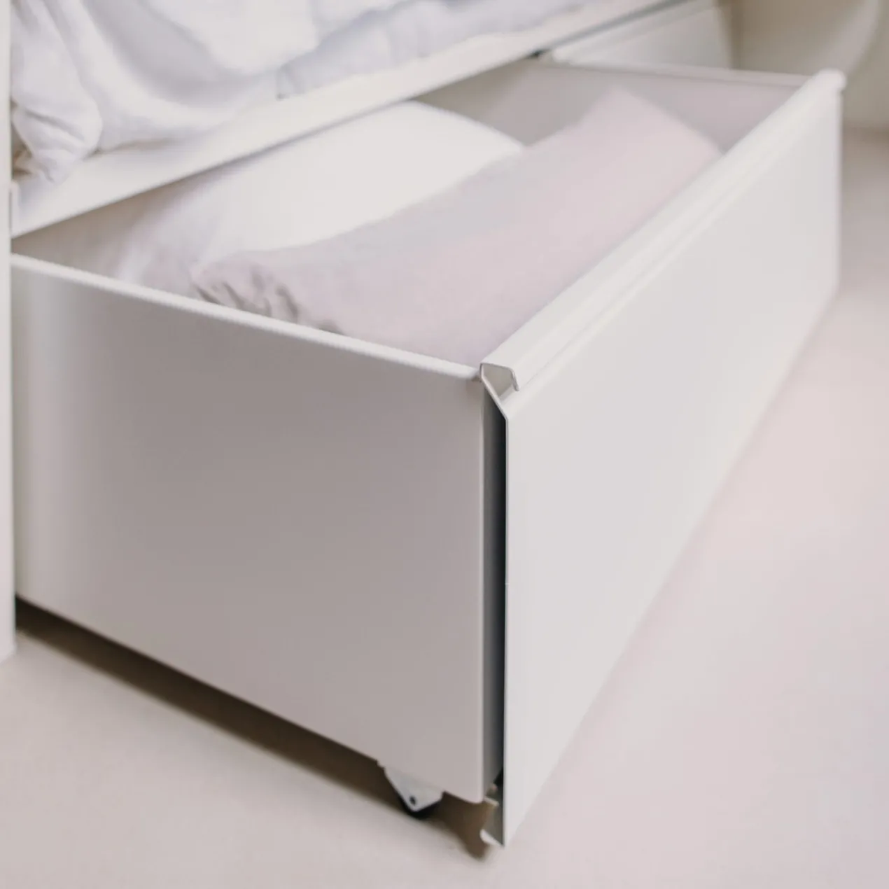 Lade voor bedframe °01 en °02 | Wit Voor 80 x 200 cm (per stuk)