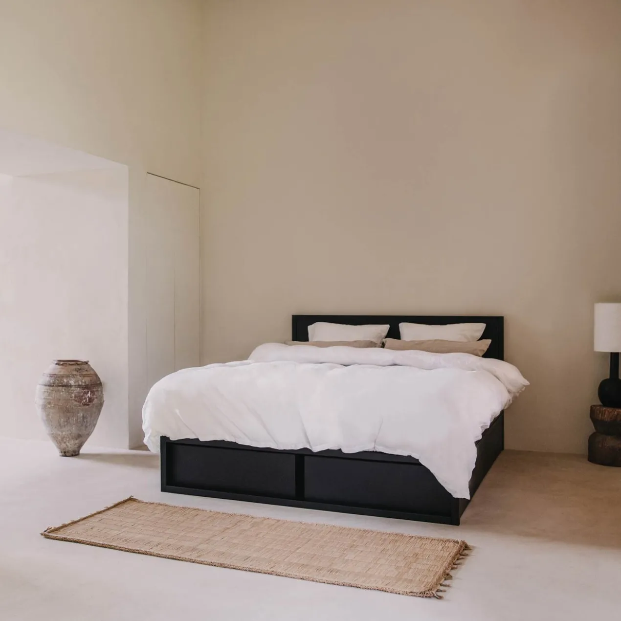 Lade voor bedframe °01 en °02 | Zwart Voor 160 x 200 cm (per stuk)