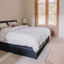 Lade voor bedframe °01 en °02 | Zwart Voor 90 x 200 cm (per stuk)