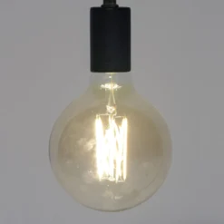Lamp D - LED lichtbron filament Bol Ø12,5 Amber