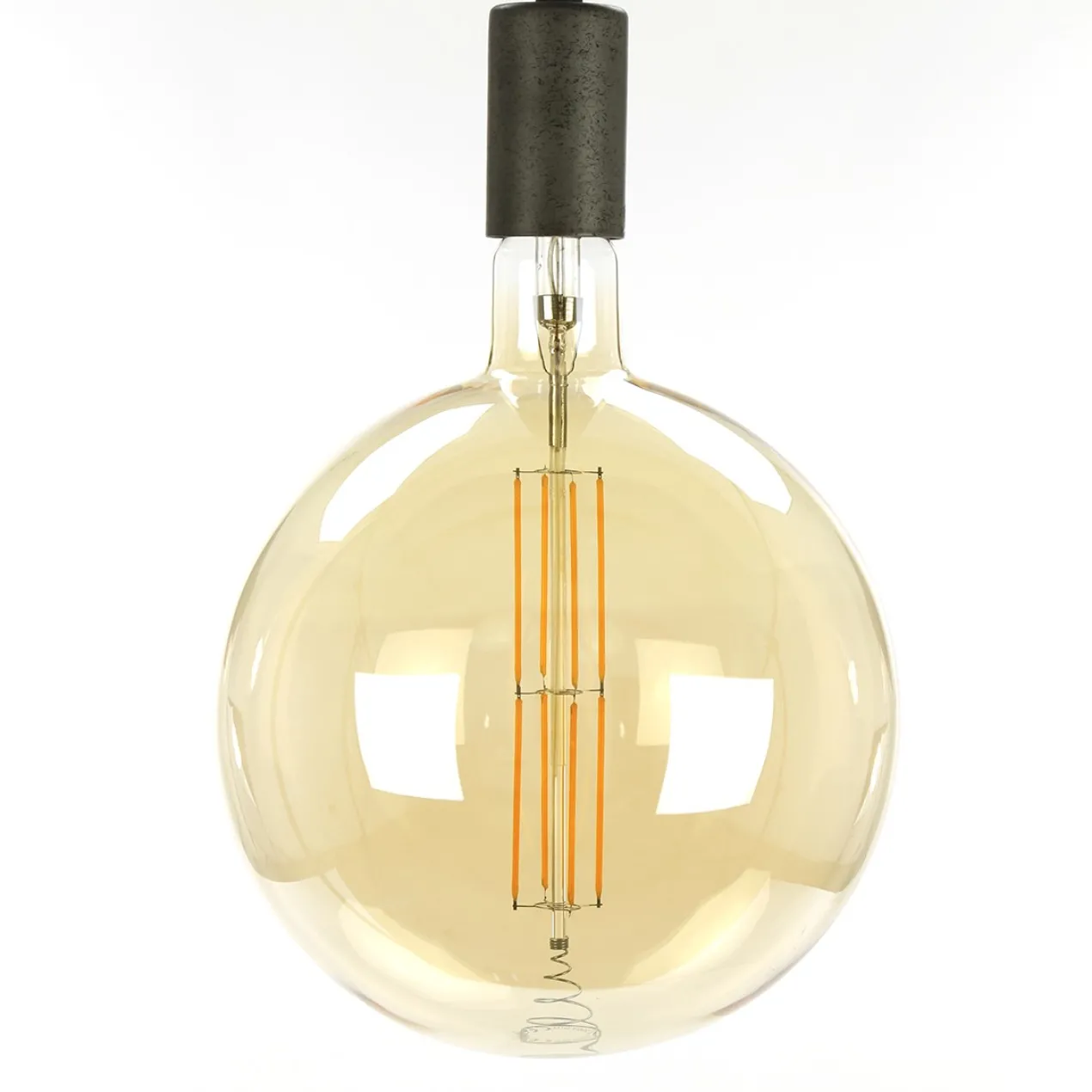 Lamp E - LED filament bol Ø20 Amber