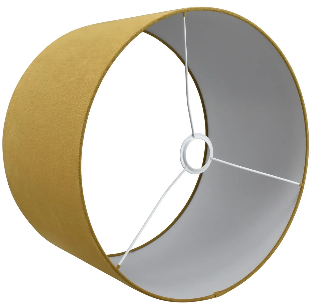 Lampenkap Linda mosterd 40x40x25cm
