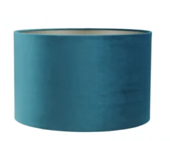 Lampenkap Palermo velours lake green 40x40x25cm