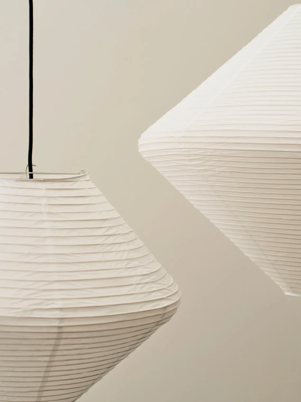 Lampenkap Paper Shade Diamond classic white Ø80 cm