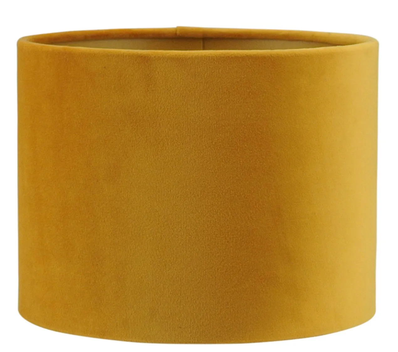 Lampenkap San Remo velours oker 20x20x15cm