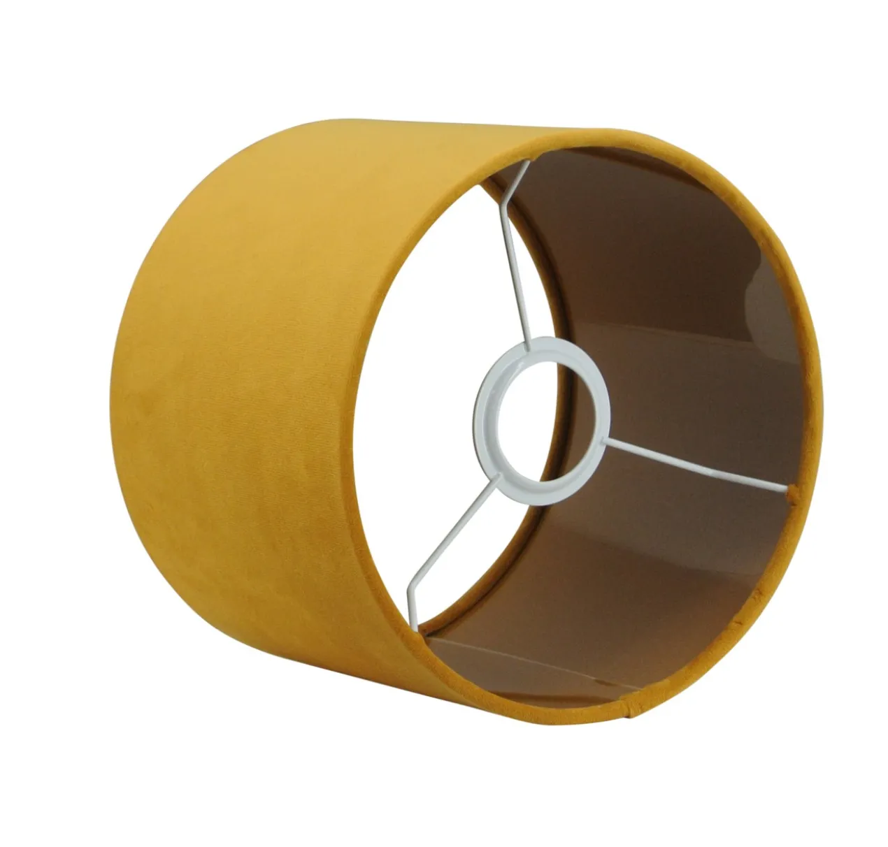 Lampenkap San Remo velours oker 20x20x15cm