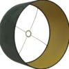 Lampenkap San Remo velours (Zwart) Lampenkap San Remo zwart velours 40x40x25cm