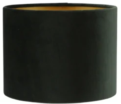 Lampenkap San Remo velours (Zwart) Lampenkap San Remo zwart velours 20x20x15cm
