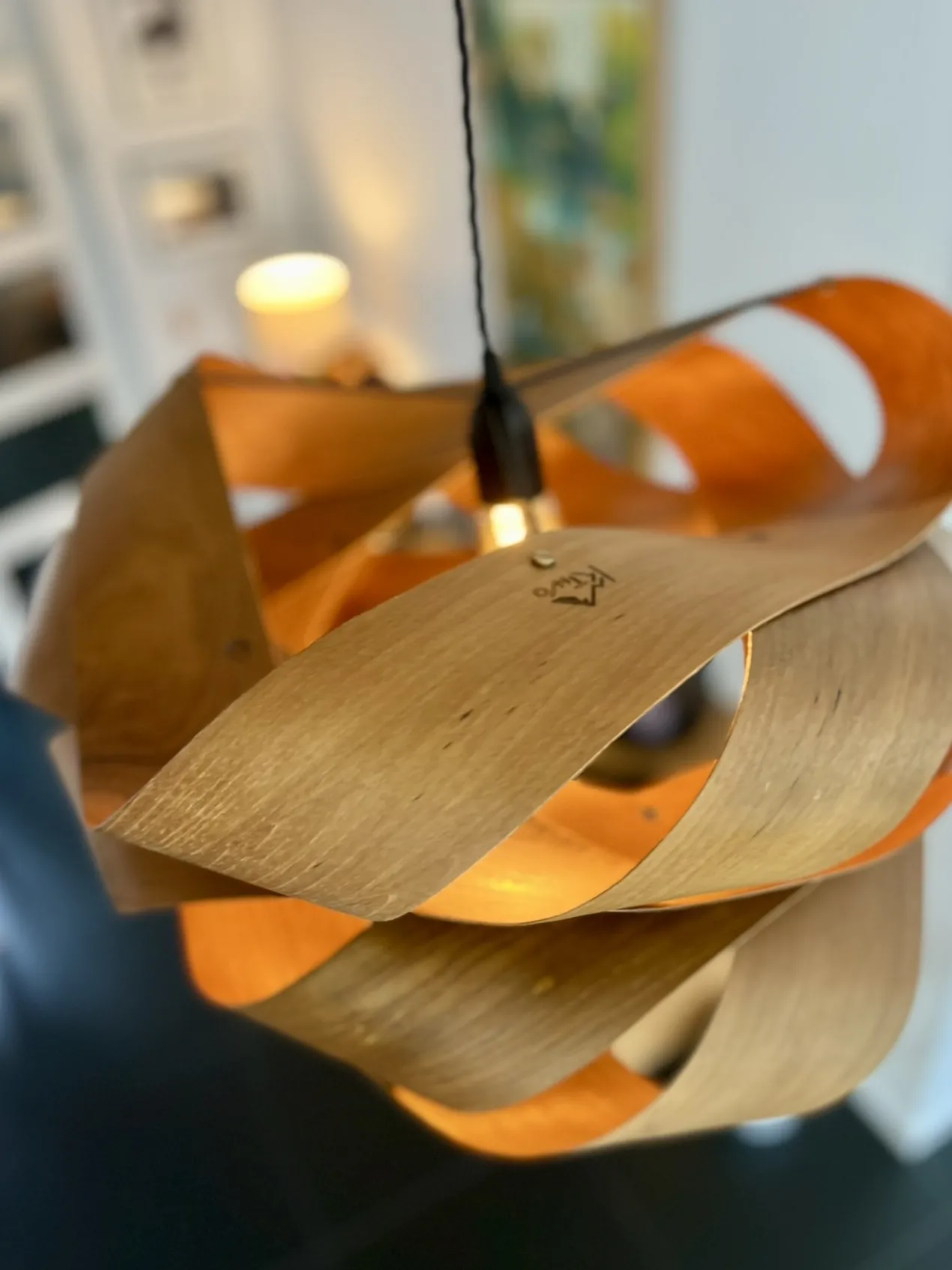 Lampenkap Swell Teak