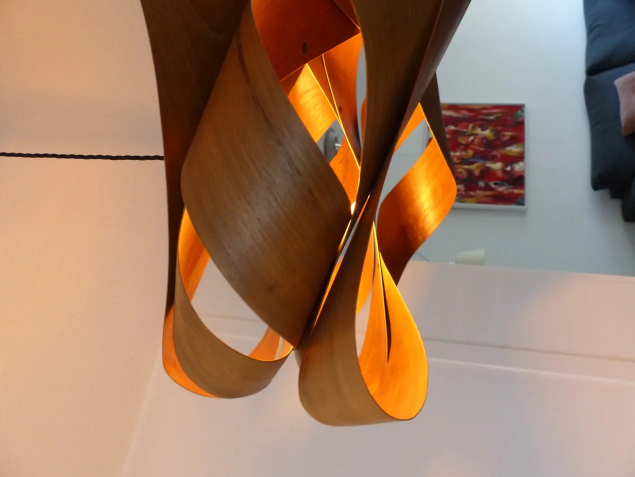 Lampenkap Swell Teak