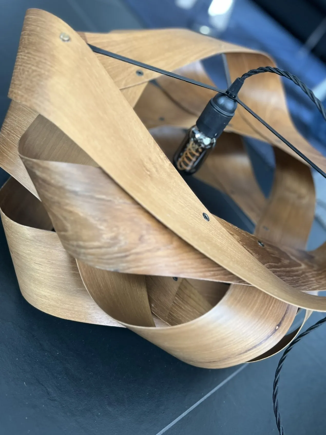 Lampenkap Swell Teak