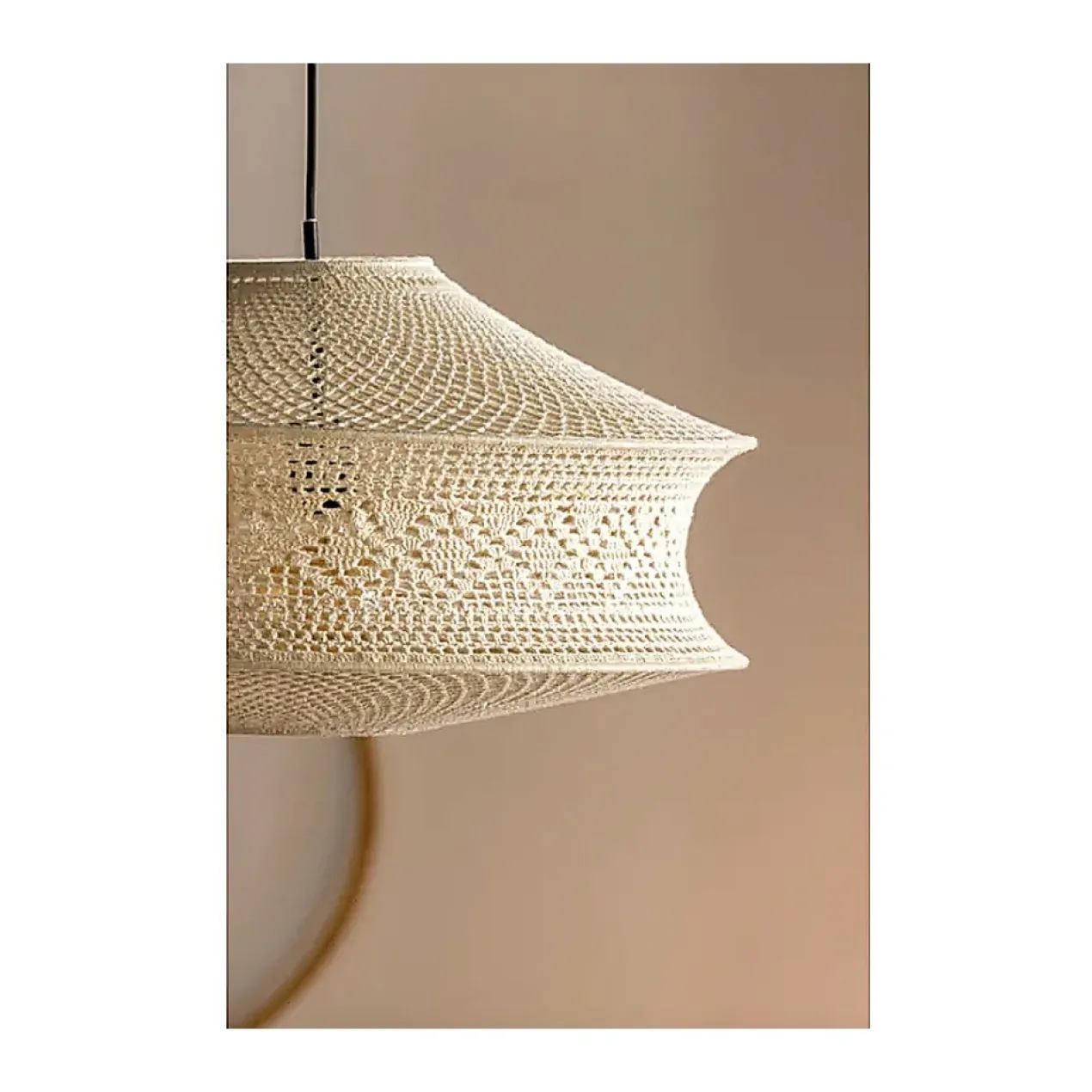 Lampenkap Tarida naturel Ø60 cm