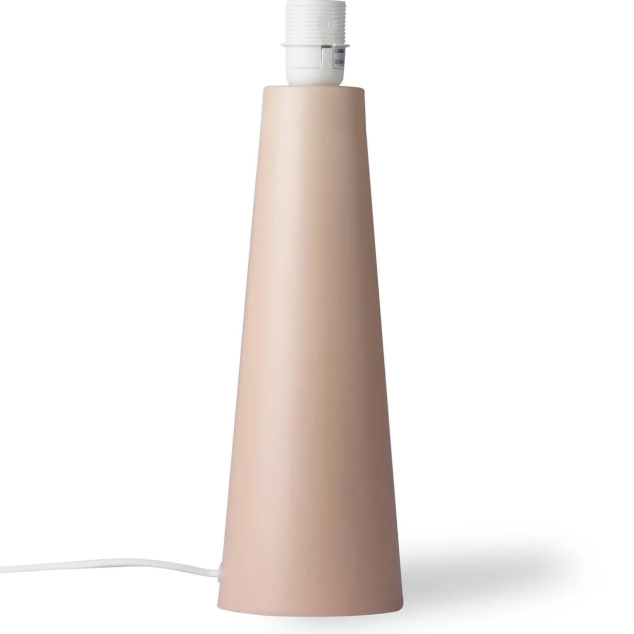 Lampenvoet Cone Lamp Base S matt nude