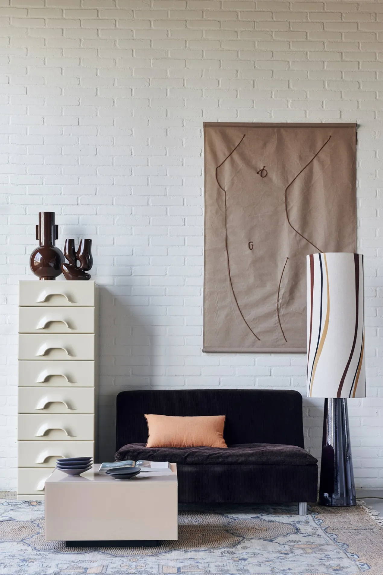 Lampenvoet Cone XL brown
