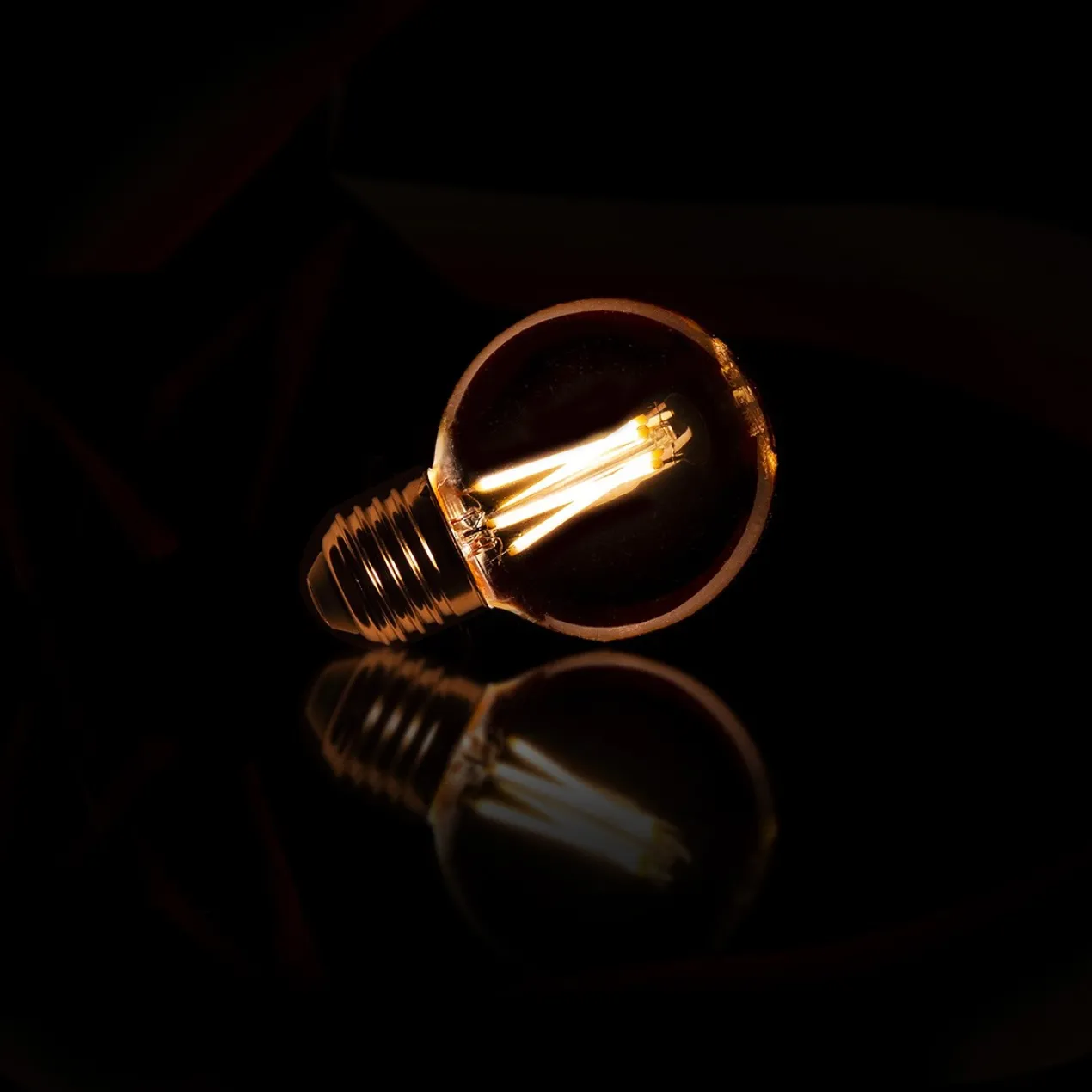 Lamp H - LED filament bol Ø6