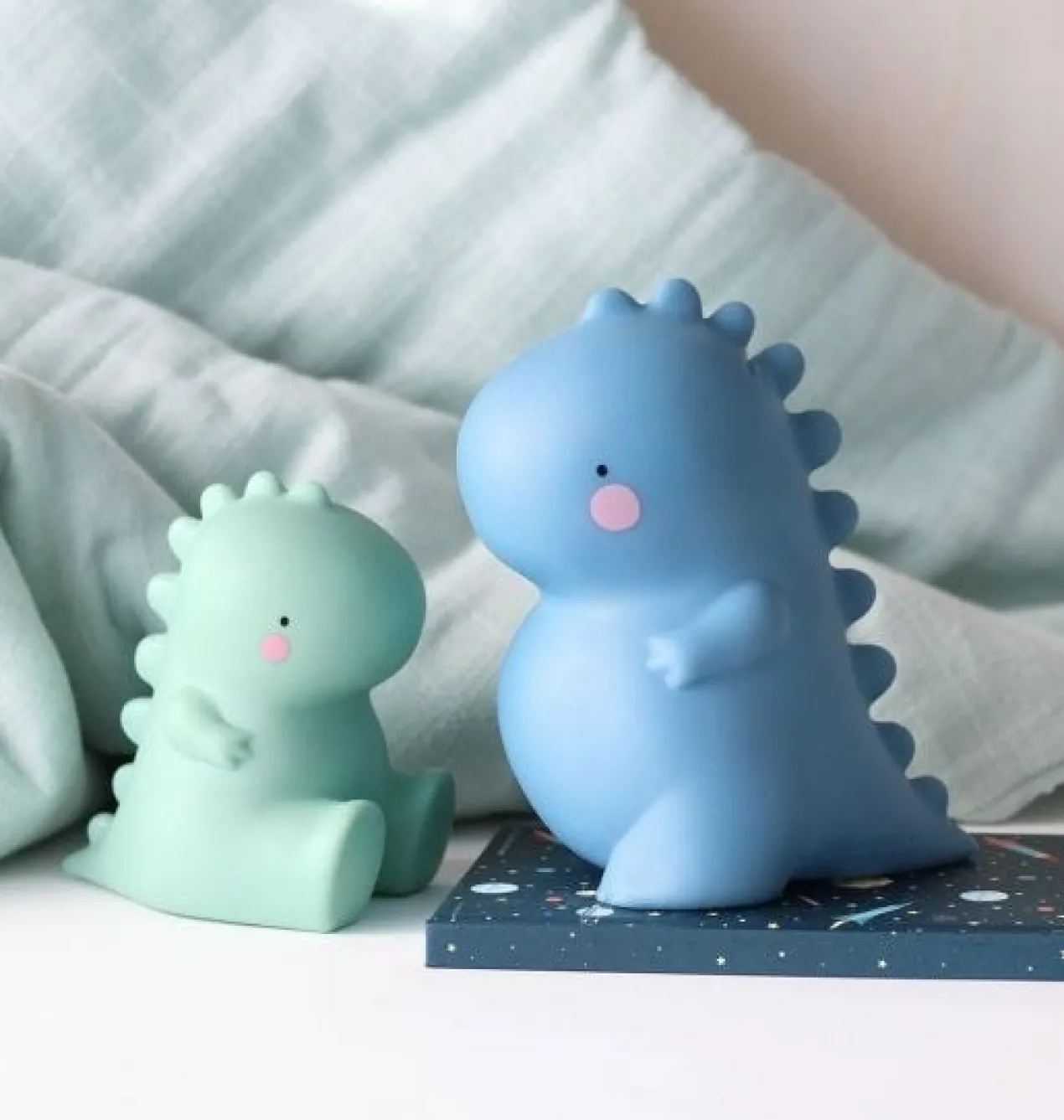Lampje T-Rex blauw