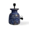 Lampvoet melkpot blauw/wit uniek