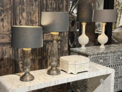 Lampvoet wit metaal uniek
