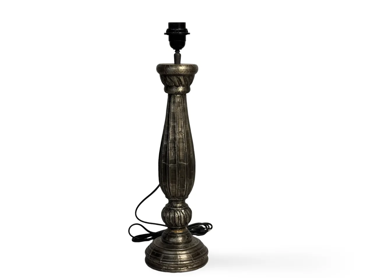 Lampvoet wit metaal uniek