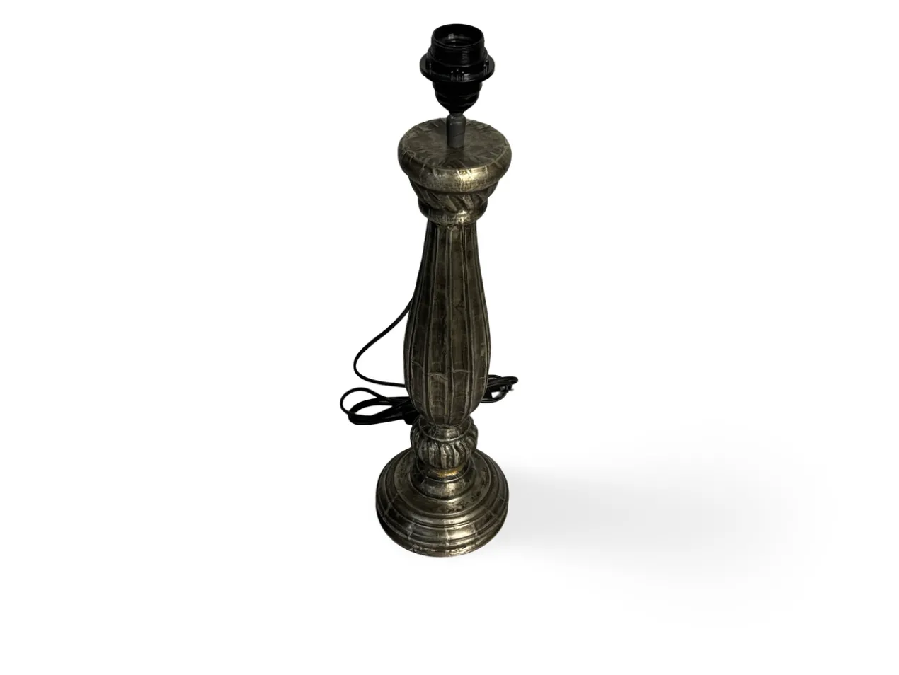 Lampvoet wit metaal uniek