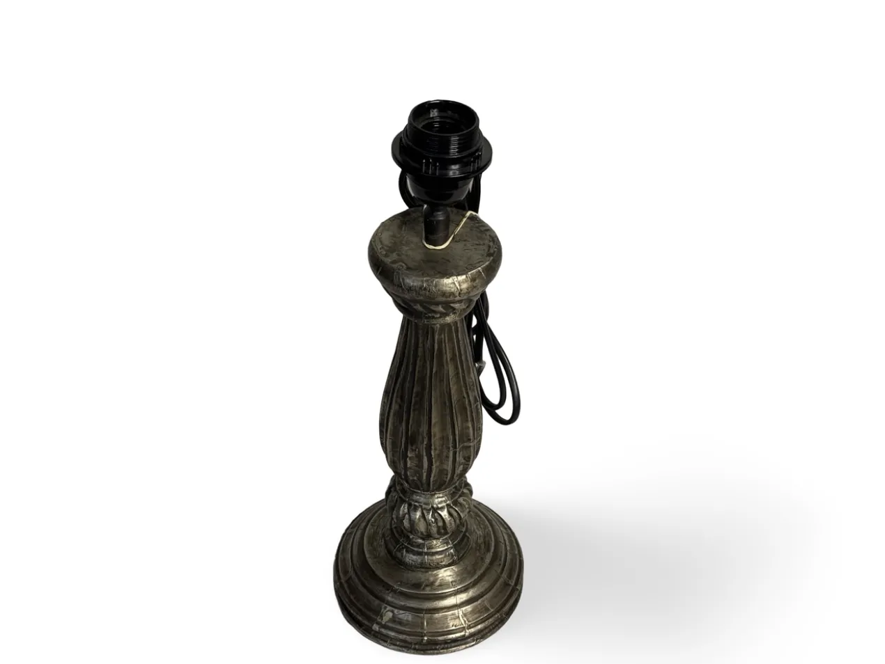 Lamp voet wit metaal uniek