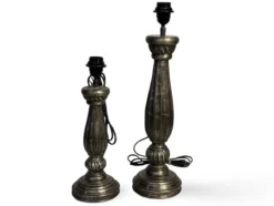 Lamp voet wit metaal uniek