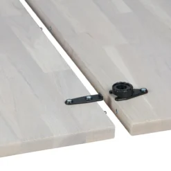 Lange jan uitschuifbare eettafel rond eiken sydney [fsc]
