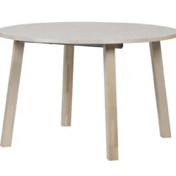 Lange jan uitschuifbare eettafel rond eiken sydney [fsc]