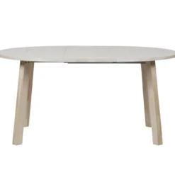 Lange jan uitschuifbare eettafel rond eiken sydney [fsc]