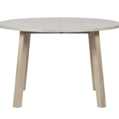 Lange jan uitschuifbare eettafel rond eiken sydney [fsc]