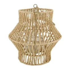 Lantern paper rope natural
