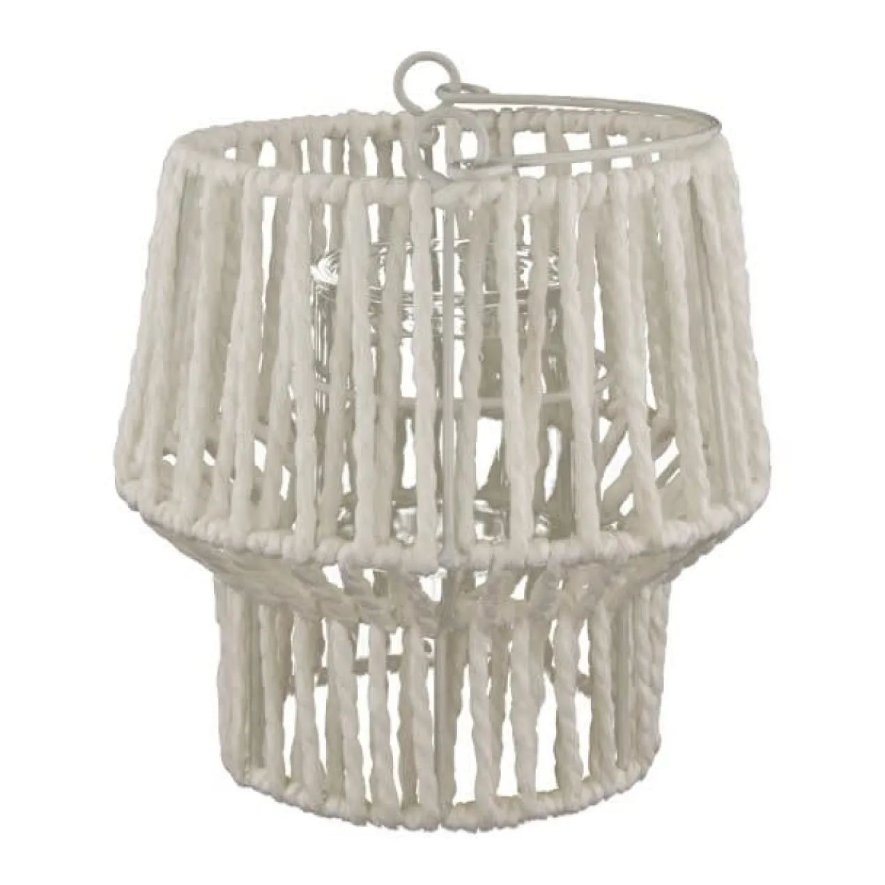 Lantern paper rope white