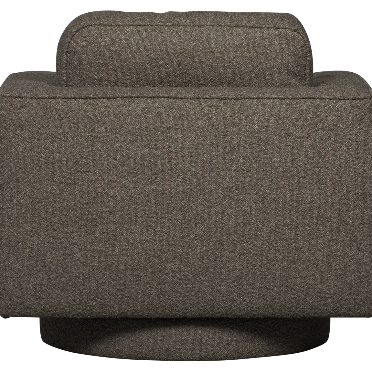 Lazy draaifauteuil boucle antraciet