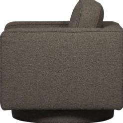 Lazy draaifauteuil boucle antraciet