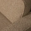 Lazy draaifauteuil boucle bruin