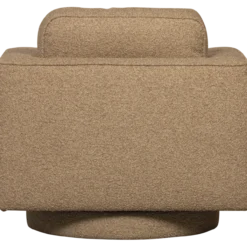 Lazy draaifauteuil boucle bruin
