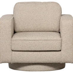 Lazy draaifauteuil boucle naturel