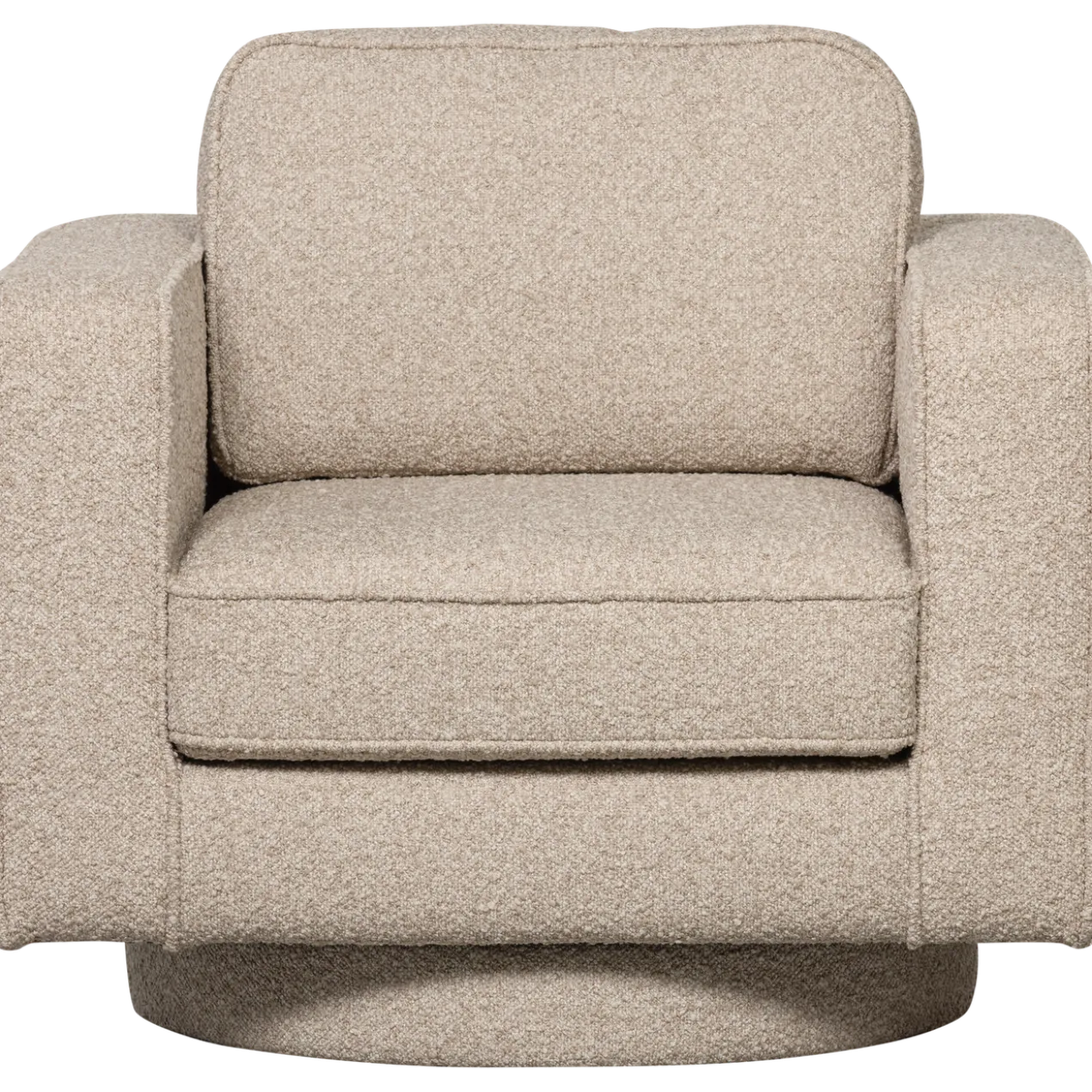 Lazy draaifauteuil boucle naturel