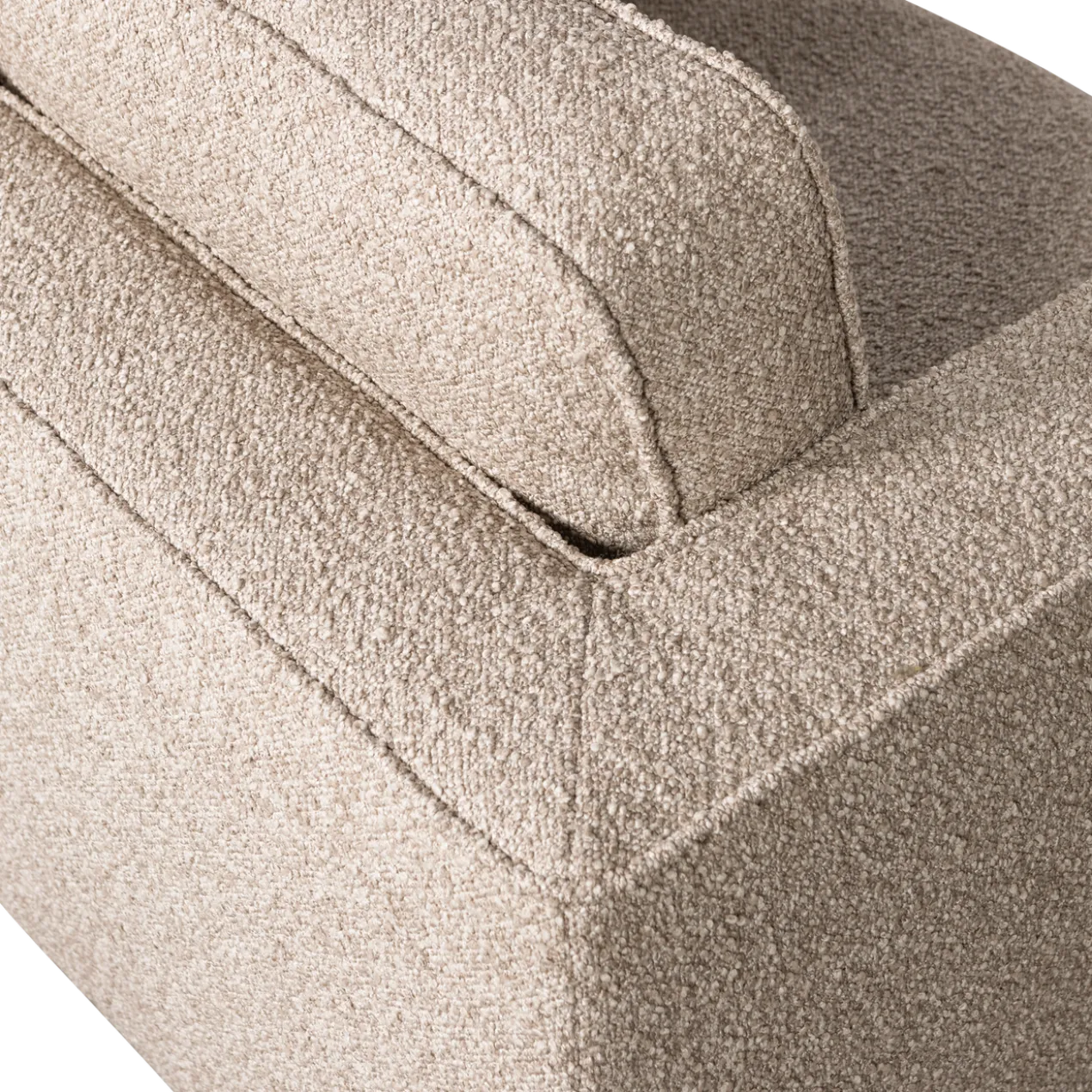 Lazy draaifauteuil boucle naturel