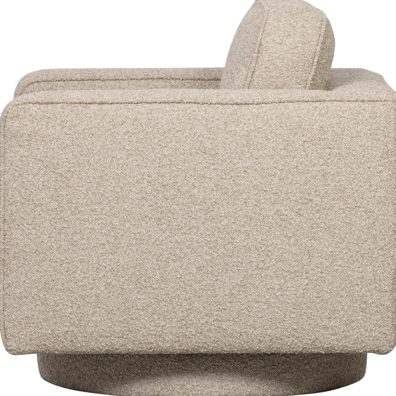 Lazy draaifauteuil boucle naturel