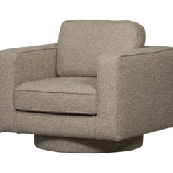 Lazy draaifauteuil boucle zand