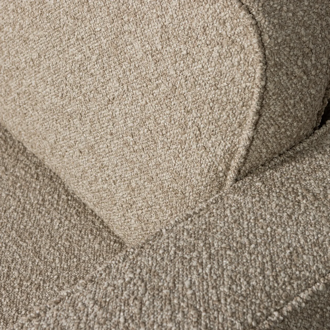 Lazy draaifauteuil boucle zand
