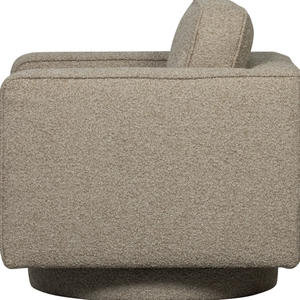 Lazy draaifauteuil boucle zand