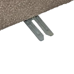 Lazy 1-zits element met arm links boucle zand