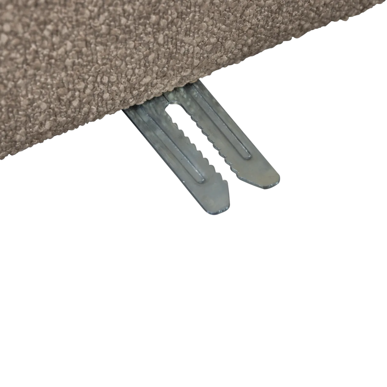 Lazy 1-zits element met arm links boucle zand