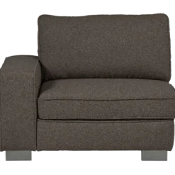 Lazy 1-zits element met arm links boucle antraciet