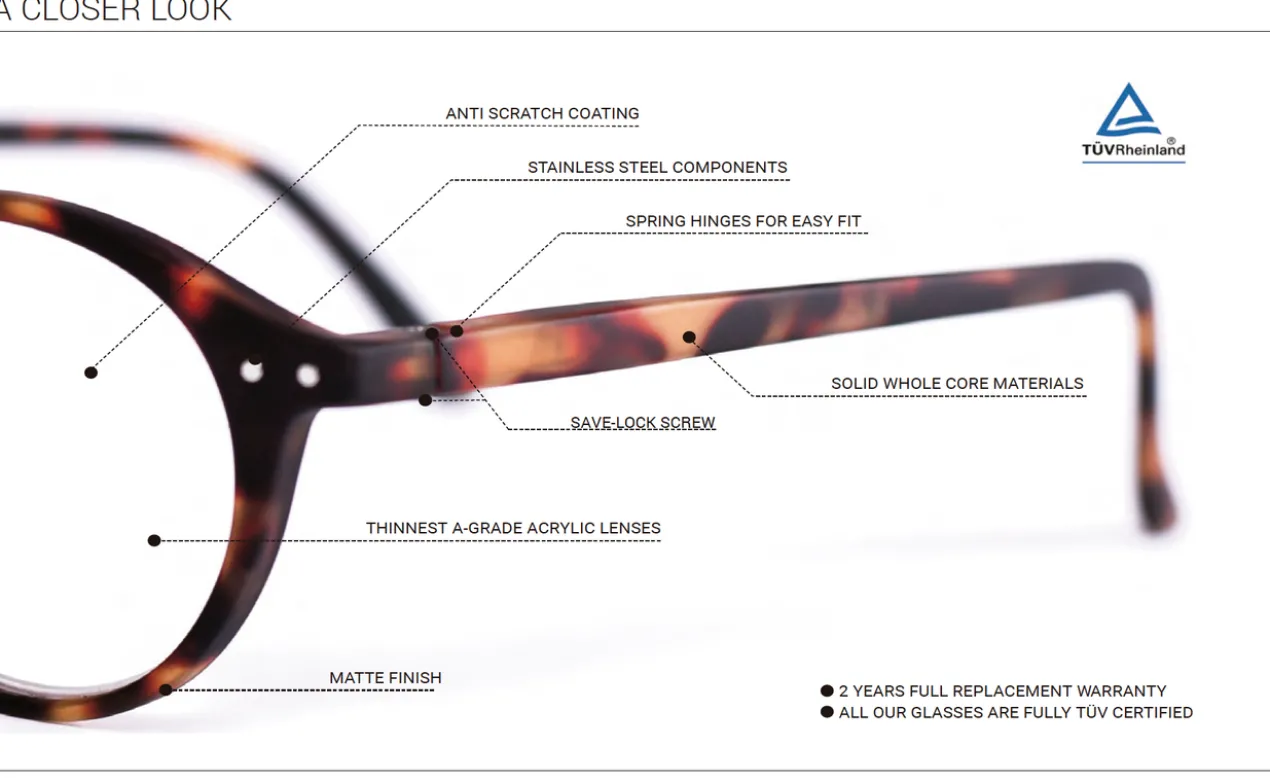 Leesbril LL18C Lolita Crystal Champagne LOLITA / CRYSTAL CHAMPAGNE - +1.50