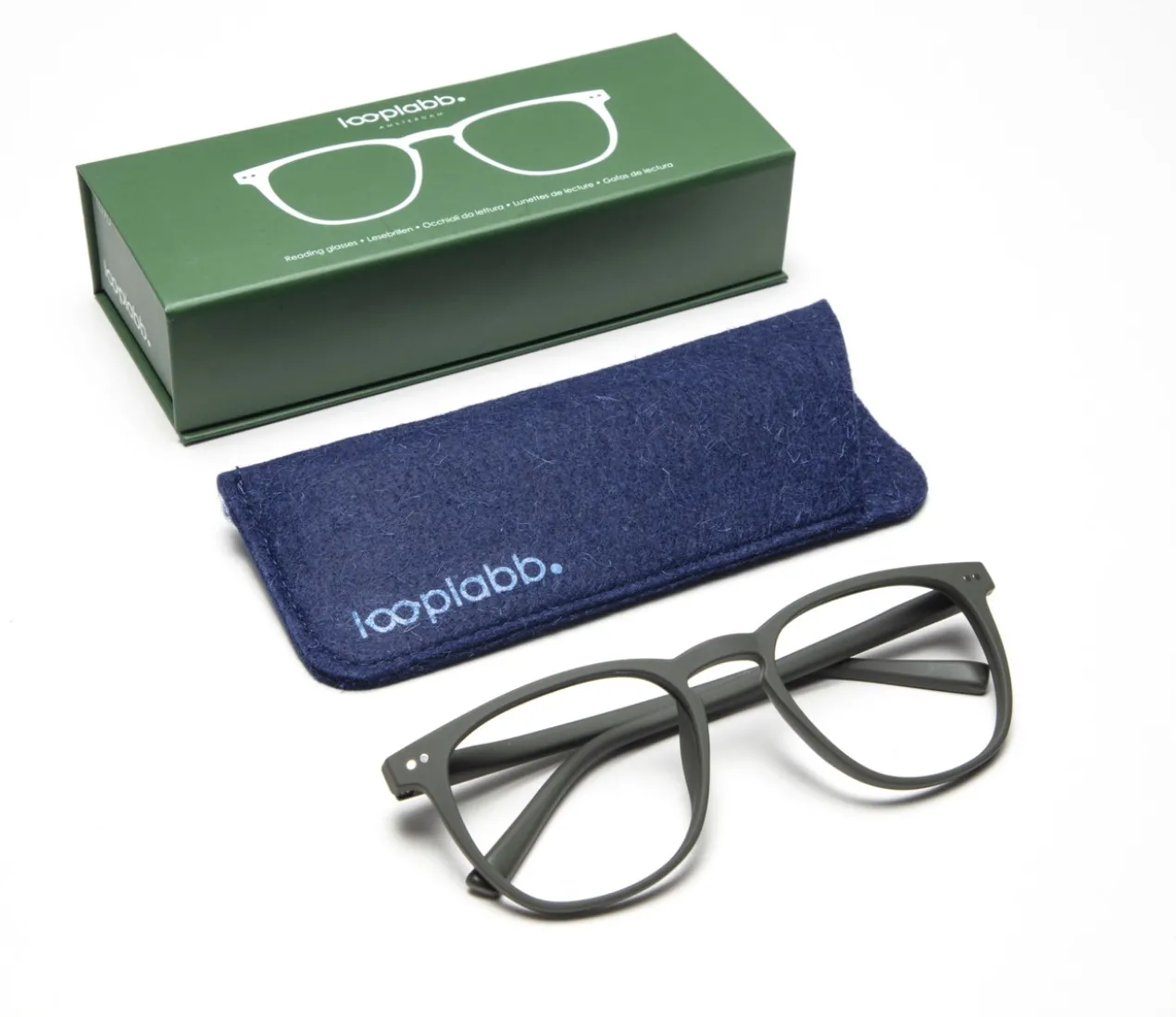 Leesbril LL17D The George olive green THE GEORGE / OLIVE GREEN - +3.00