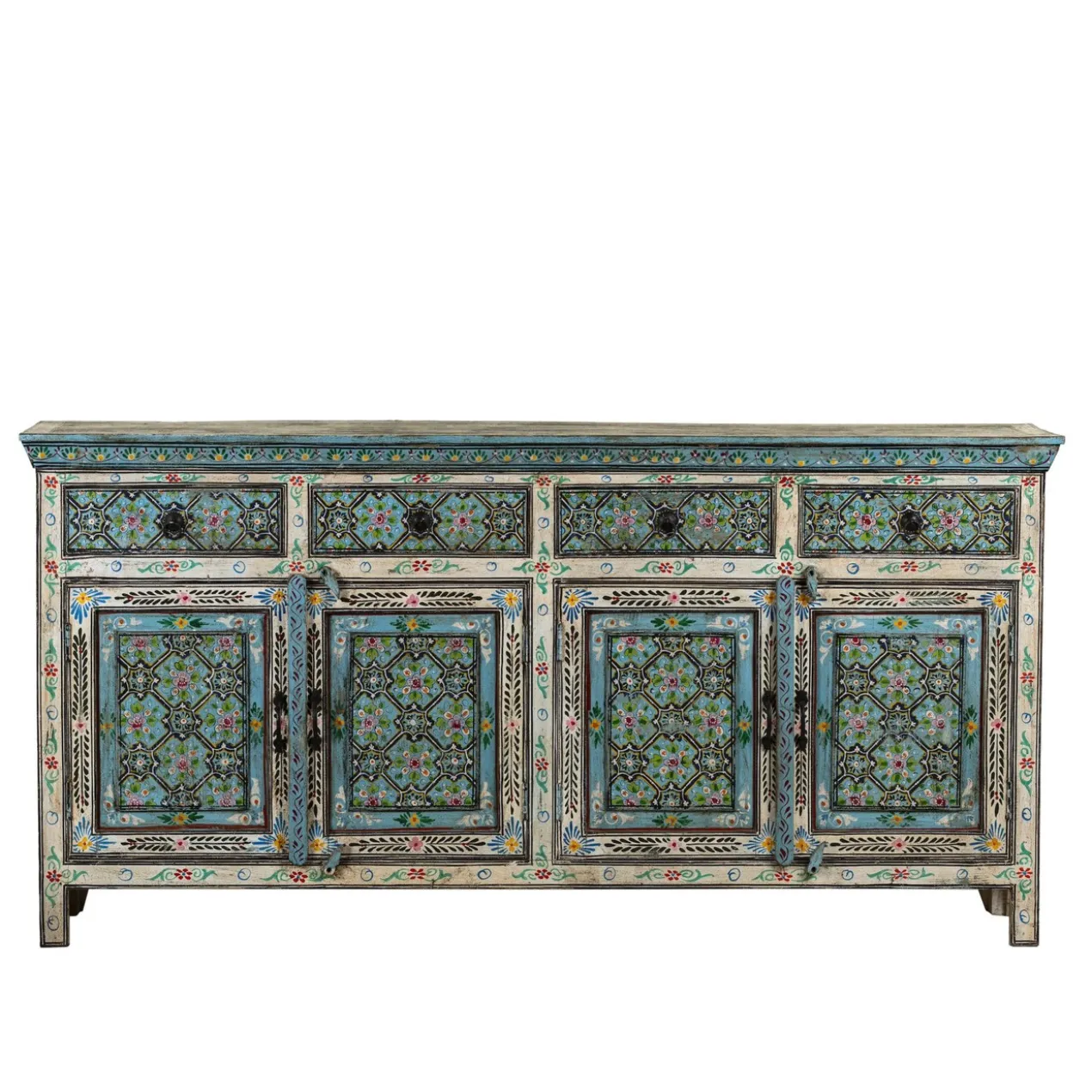 Lekha - Boho Dressoir Handbeschilderd